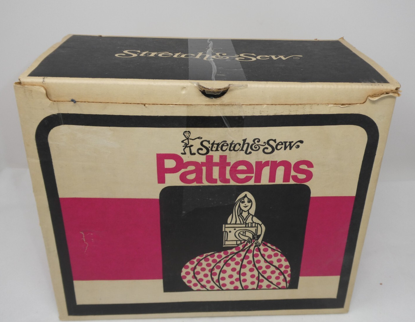 VINTAGE 1970\'S STRETCH & SEW SEWING PATTERNS BY ANN PERSON LOT OF 16+ WITH BOX