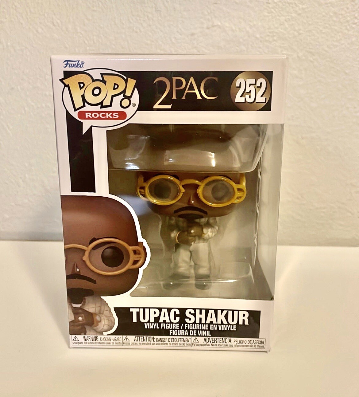 Funko Pop Rocks - 2Pac Tupac Shakur Loyal to the Game #252 Funko Pop Rocks - 2Pac Tupac Shakur Loyal to the Game #252