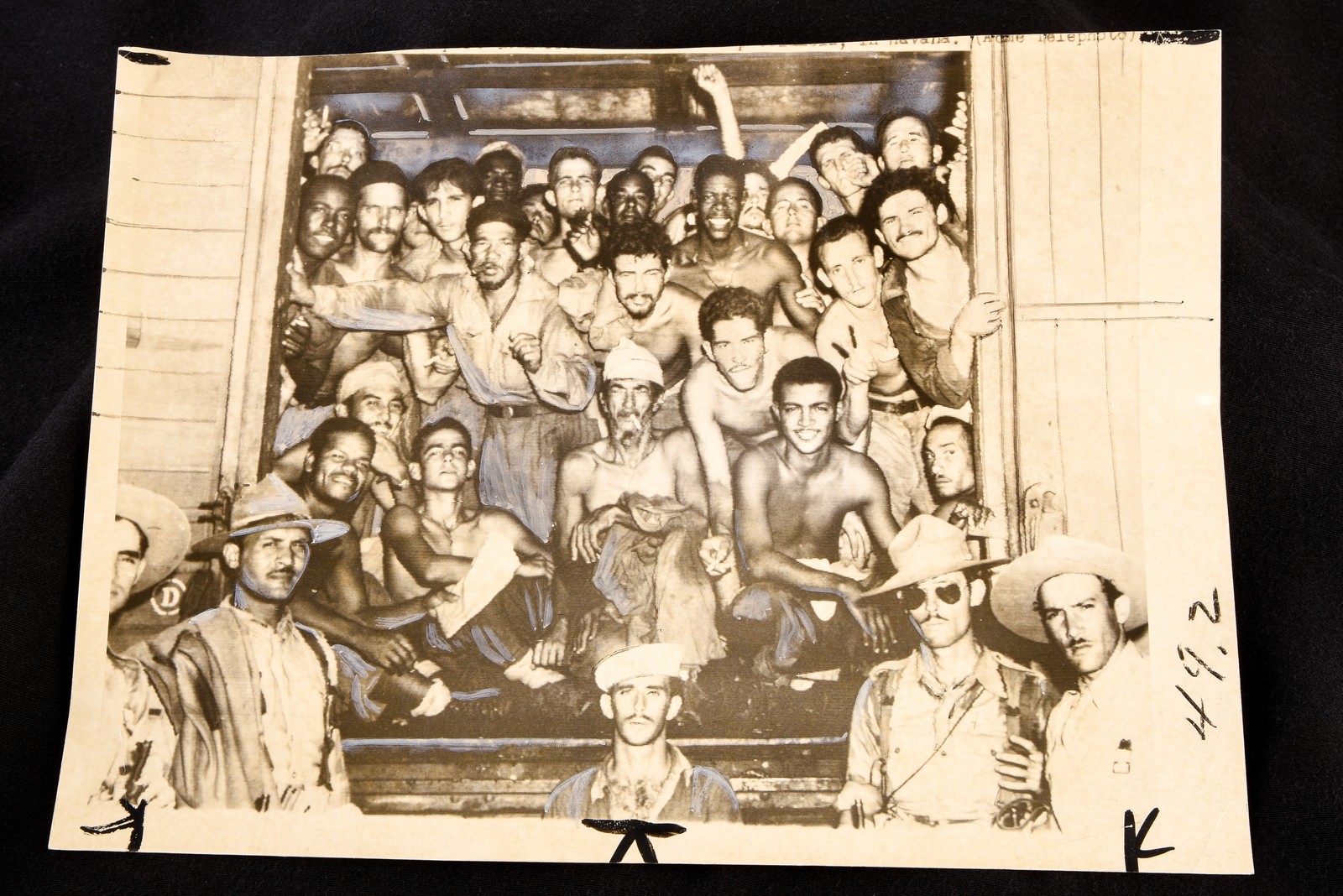 1947 Press Wire Photo Rebellion Thwarted Captured Dominican Republic 10x7½\