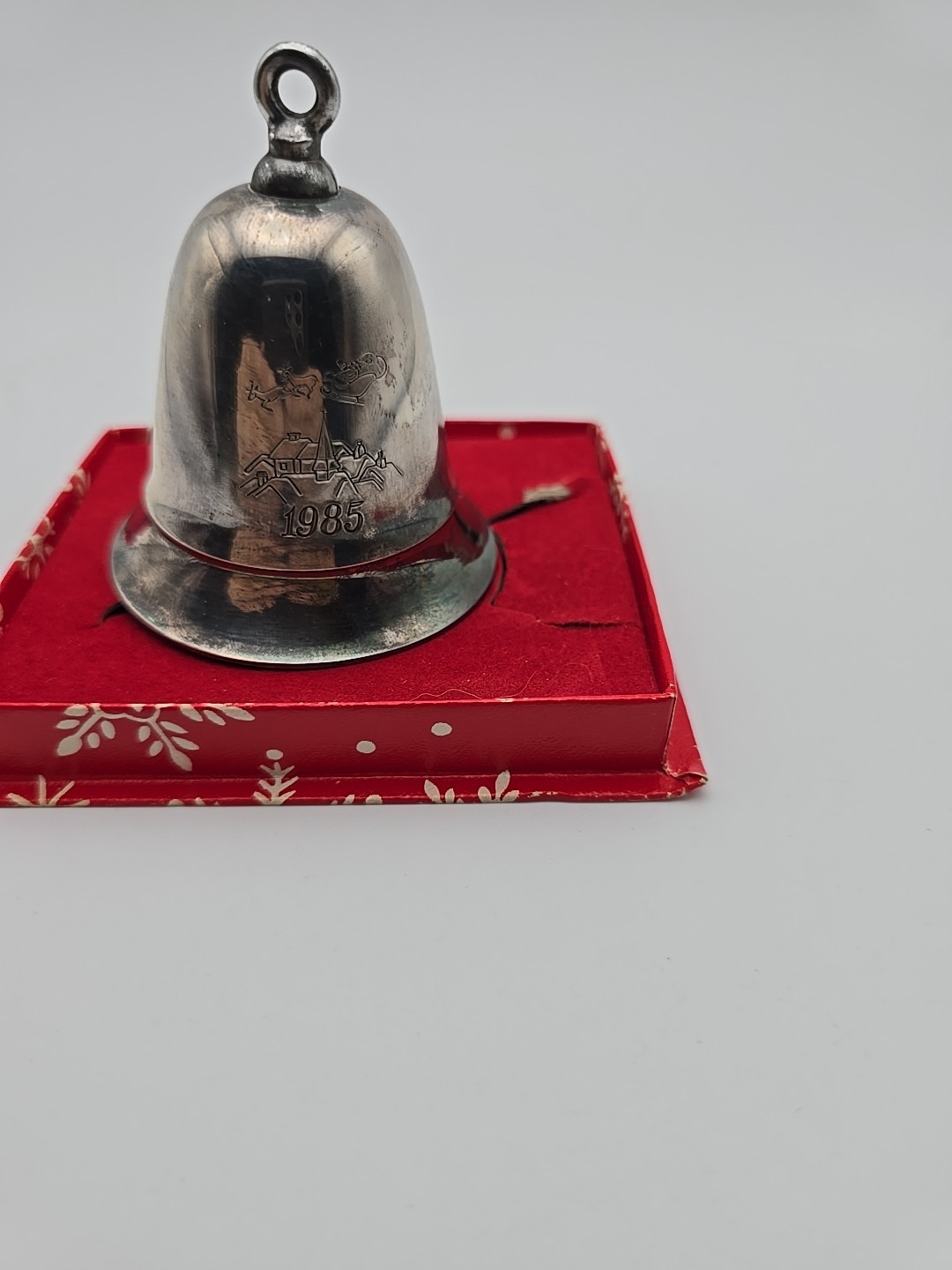 Vintage 1985 Kirk Stieff Annual Musical Christmas Bell Music Works