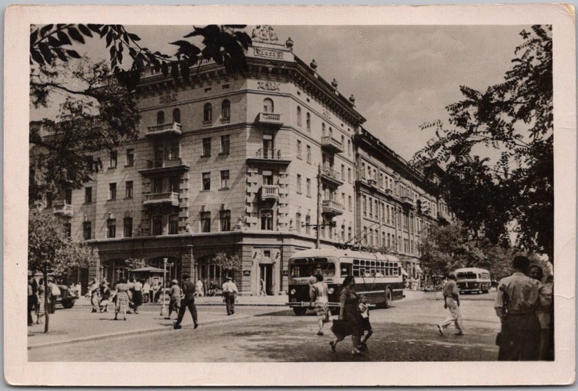 Vintage ODESSA, UKRAINE Photo RPPC Postcard \