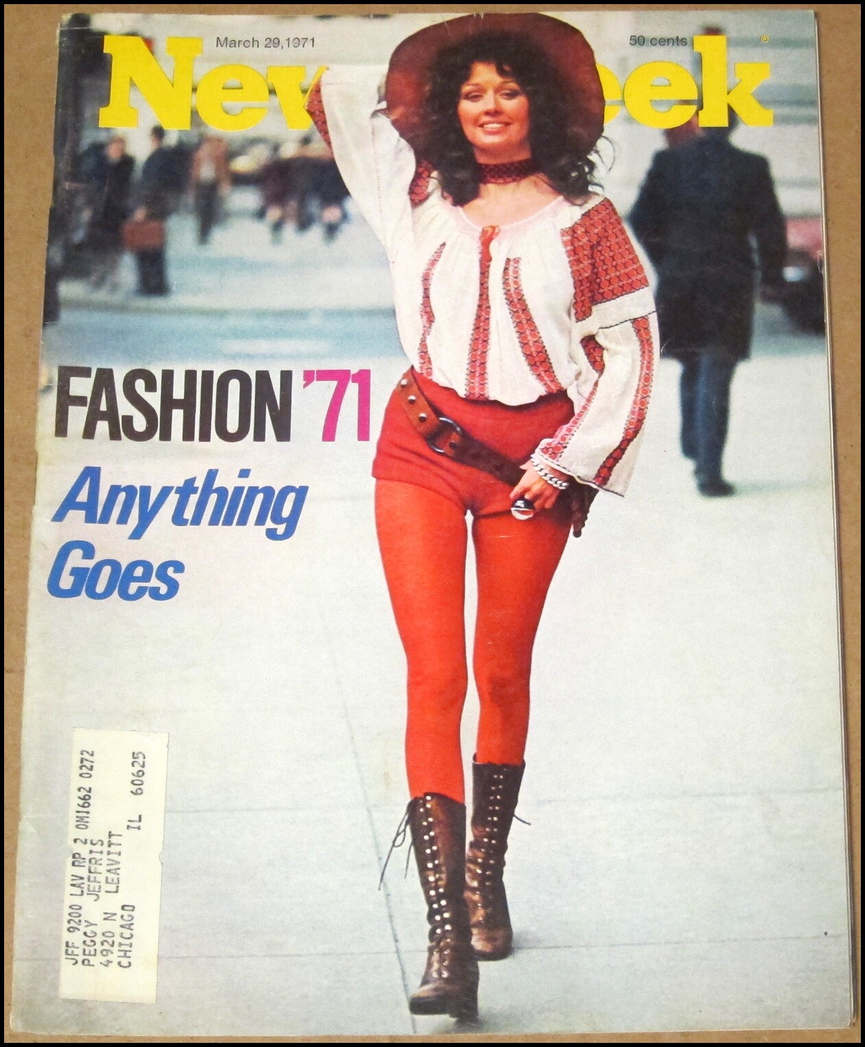 3/29/1971 Newsweek Magazine Fashion \'71 Israel Golda Meir Elmore Smith Vietnam