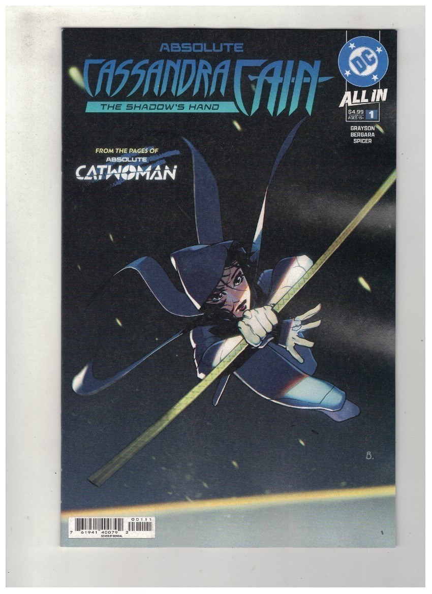 ABSOLUTE CASSANDRA CAIN: THE SHADOW\'S HAND #1 - BENGAL MAIN COVER - DC/2026 ABSOLUTE CASSANDRA CAIN: THE SHADOW\'S HAND #1 - BENGAL MAIN COVER - DC/2026