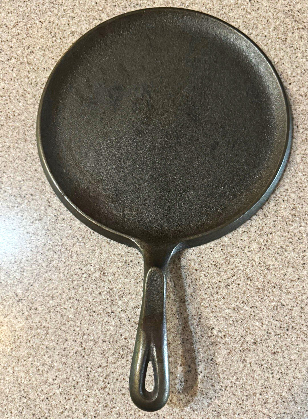 wagner\'s original cast iron cookware griddle 10 1/4 inch 1891 made in USA