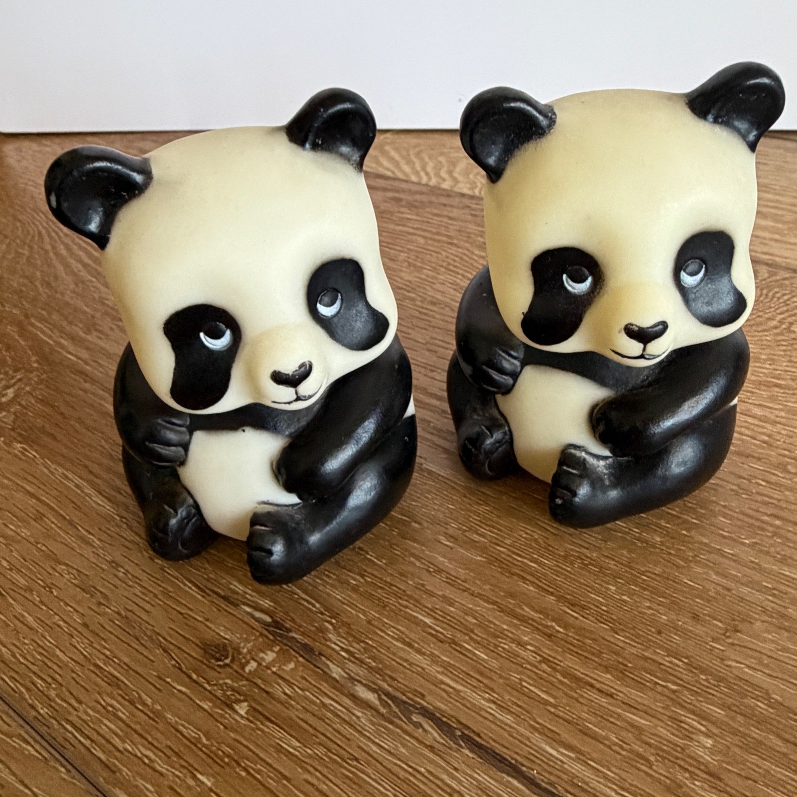 Vintage 1975 R Dakin & Co Panda Bear Figures Set of 2 Rubber Vinyl Collectible Vintage 1975 R Dakin & Co Panda Bear Figures Set of 2 Rubber Vinyl Collectible