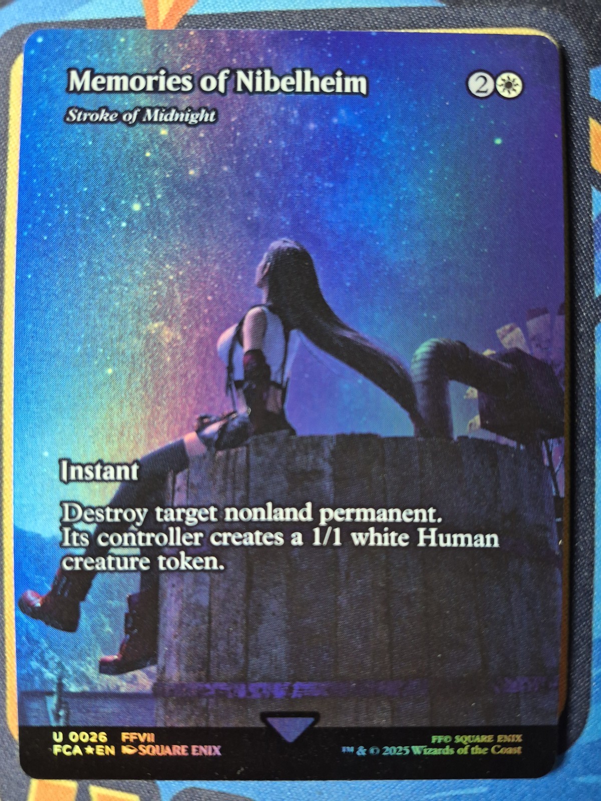 Memories of Nibelheim Borderless Foil | Final Fantasy MTG