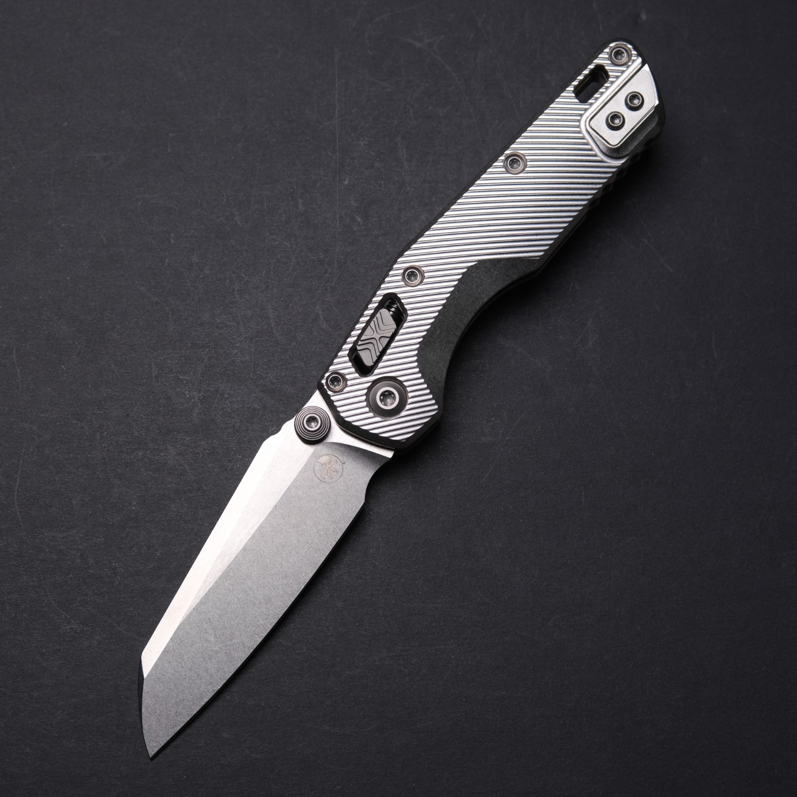 Microtech MSI Mini Marfione Select - Fluted Titanium Handles / Bronze / M390MK