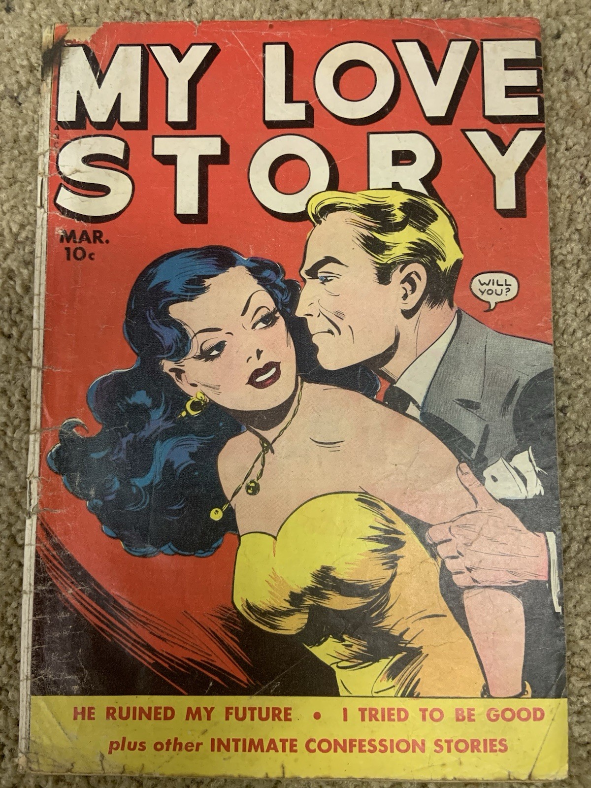 My Love Story #4 - Extremely Rare Comic _ Wally Wood Art Headlights My Love Story #4 - Extremely Rare Comic _ Wally Wood Art Headlights