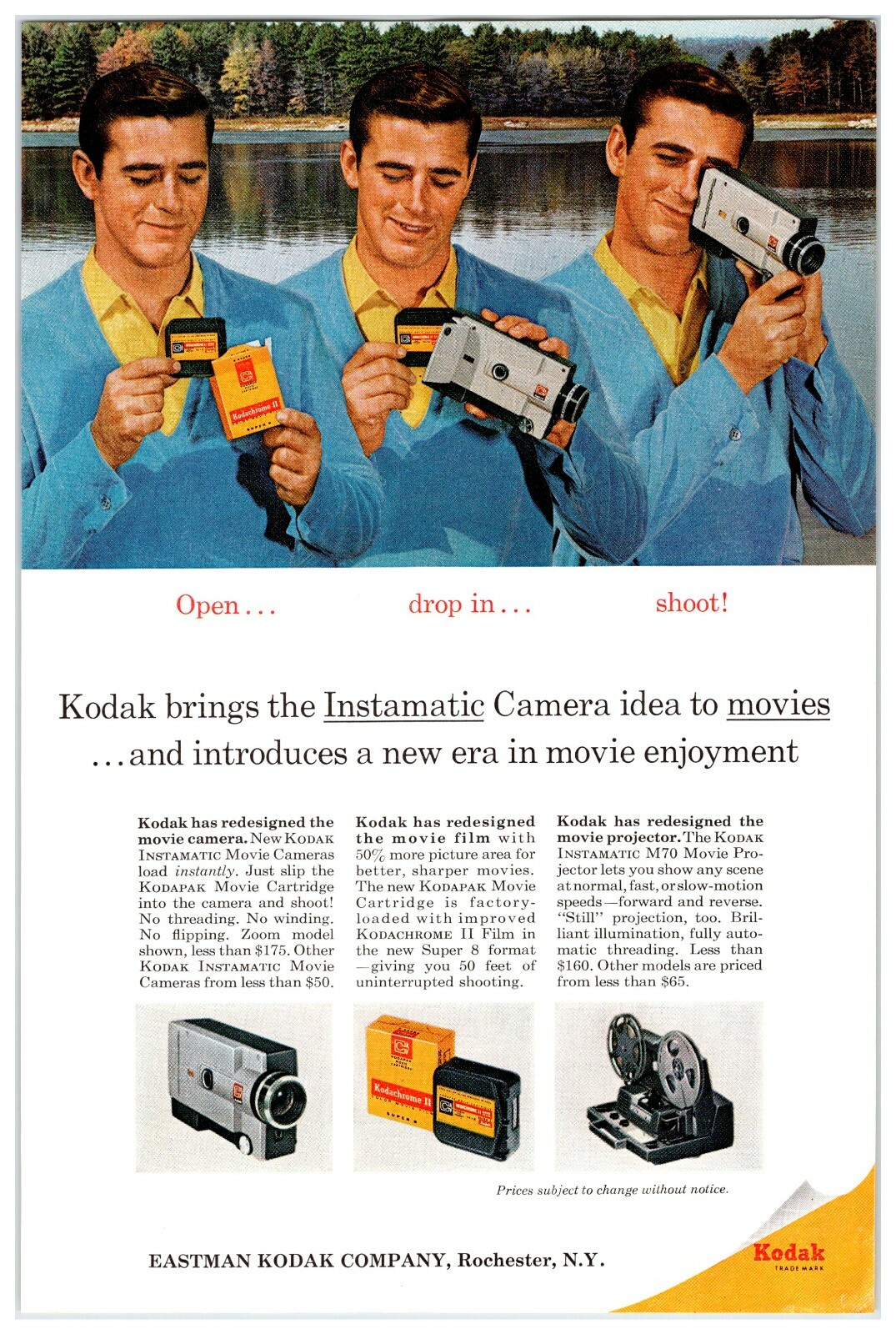 1965 KODAK INSTAMATIC CAMERA Vintage 6.5 1965 KODAK INSTAMATIC CAMERA Vintage 6.5