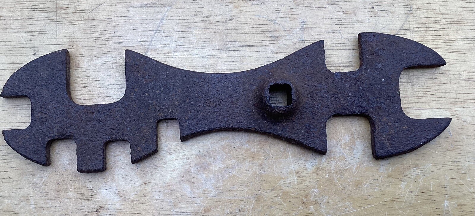 Vintage Plow Tractor Farm Implement Multi Open End Wrench Tool 