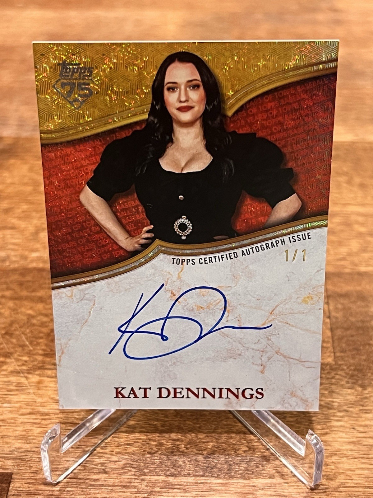 2026 Topps Update Baseball KAT DENNINGS Autograph auto 75YTA-KDE 1/1 75 Years 2026 Topps Update Baseball KAT DENNINGS Autograph auto 75YTA-KDE 1/1 75 Years