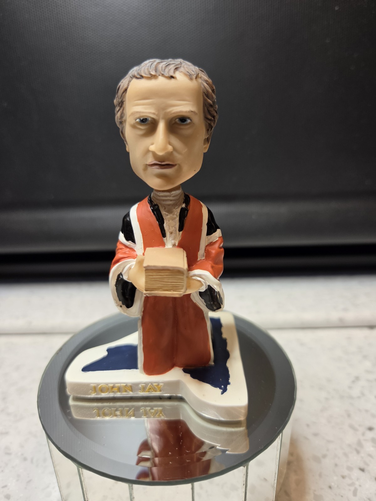 John Jay, Supreme Court Justice Green Bag Bobblehead John Jay, Supreme Court Justice Green Bag Bobblehead