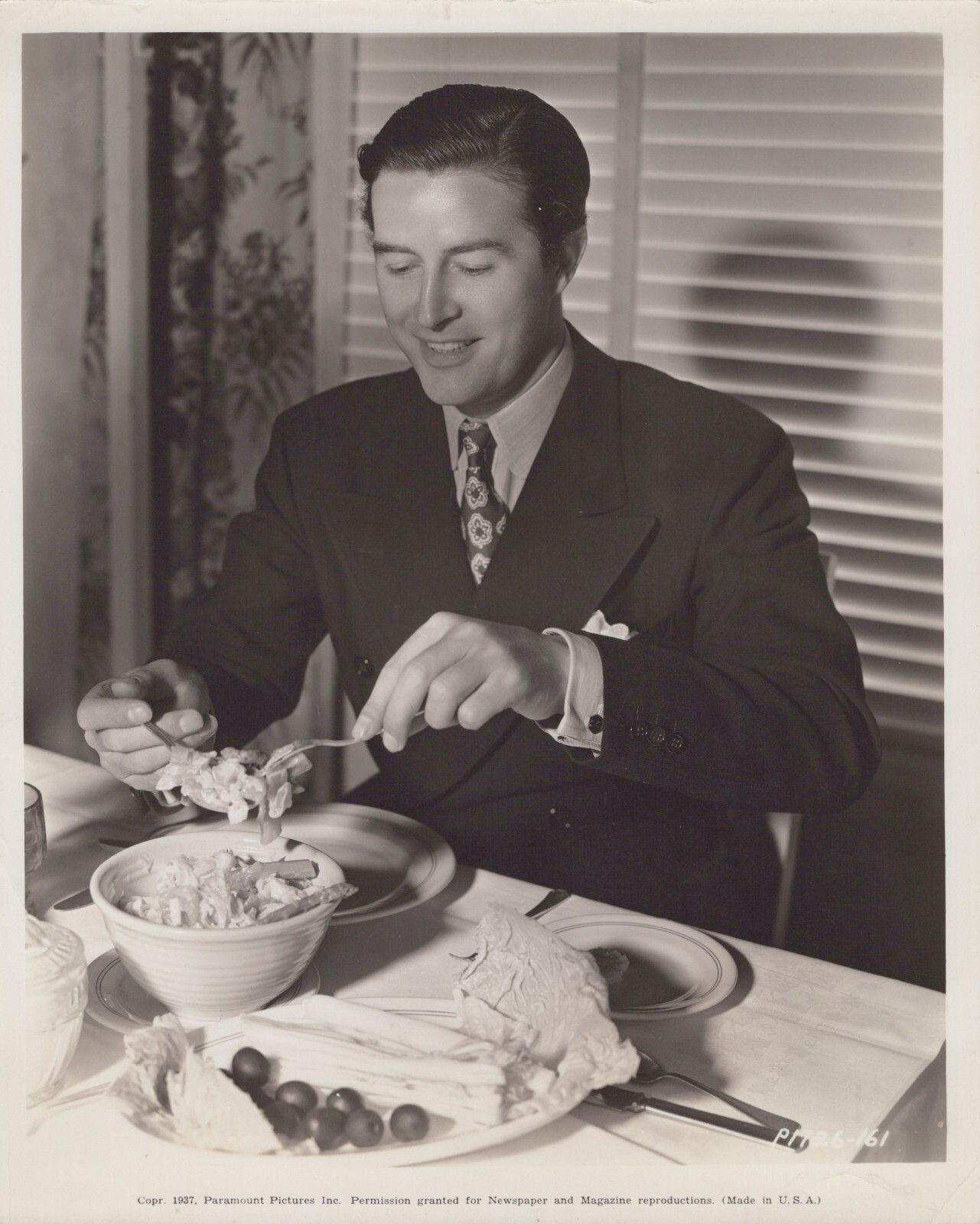 Hollywood Ray Milland (1937) ❤️Handsome Portrait Original Vintage Photo 869