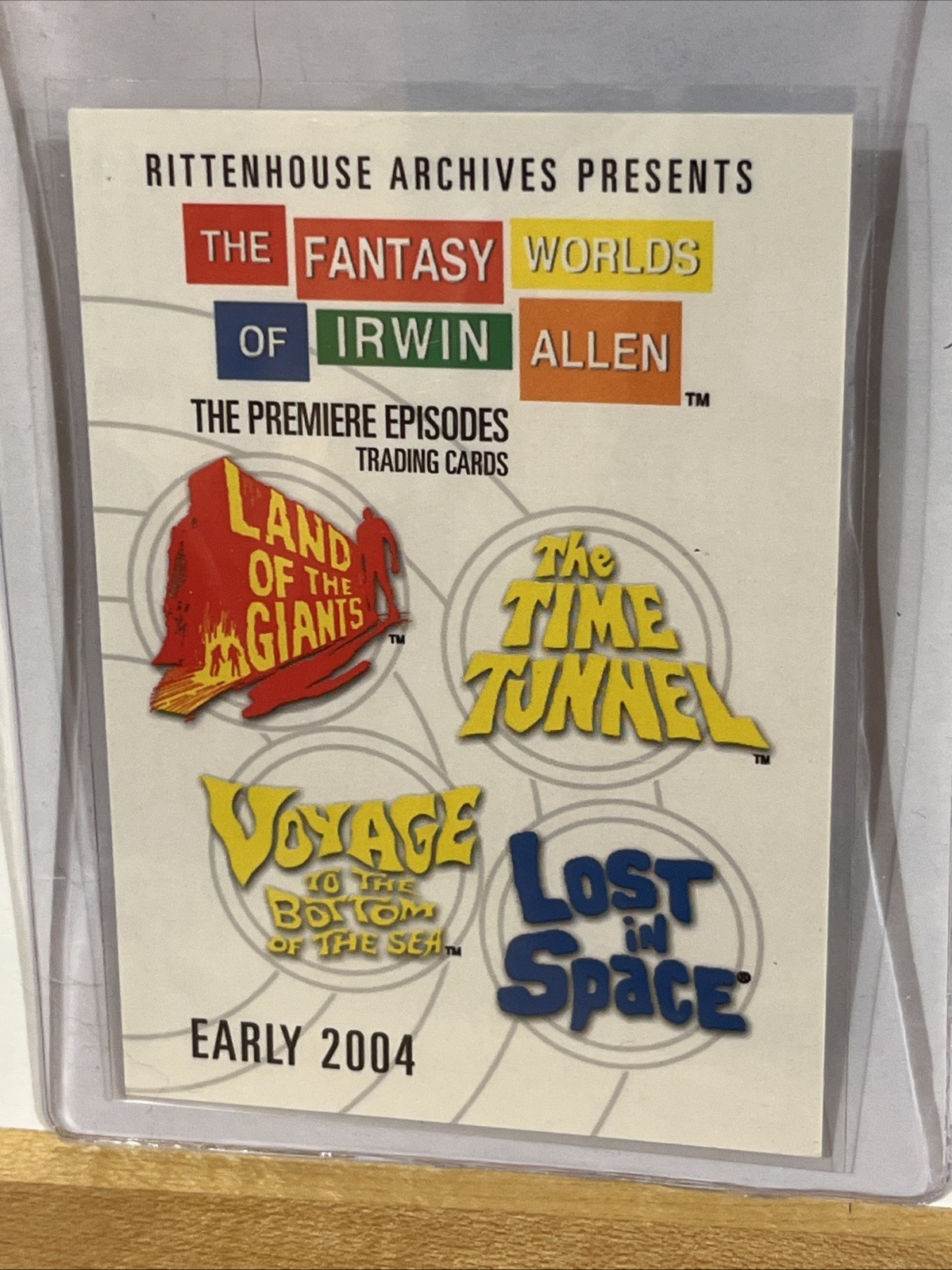 THE FANTASY WORLDS OF IRWIN ALLEN FACTORY ALBUM EXCLUSIVE PROMO CARD #P3 THE FANTASY WORLDS OF IRWIN ALLEN FACTORY ALBUM EXCLUSIVE PROMO CARD #P3