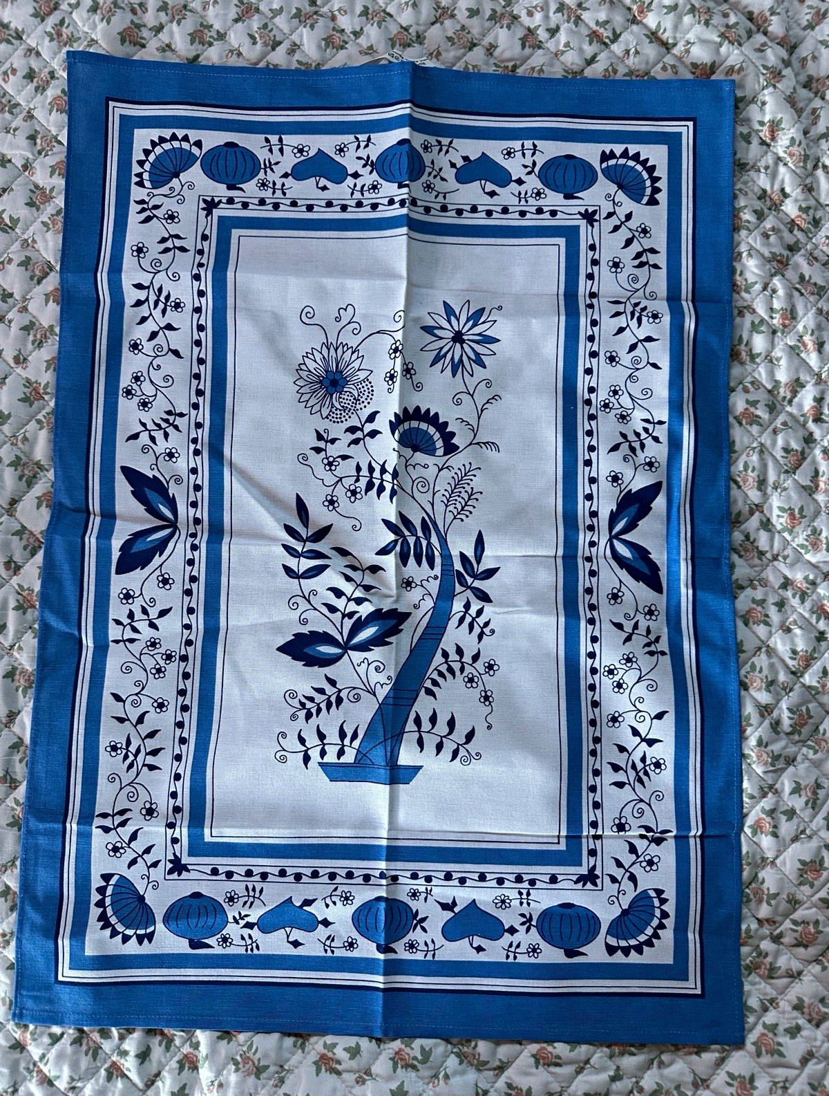 Unused Vintage European Kitchen Towel from Soviet bloc era