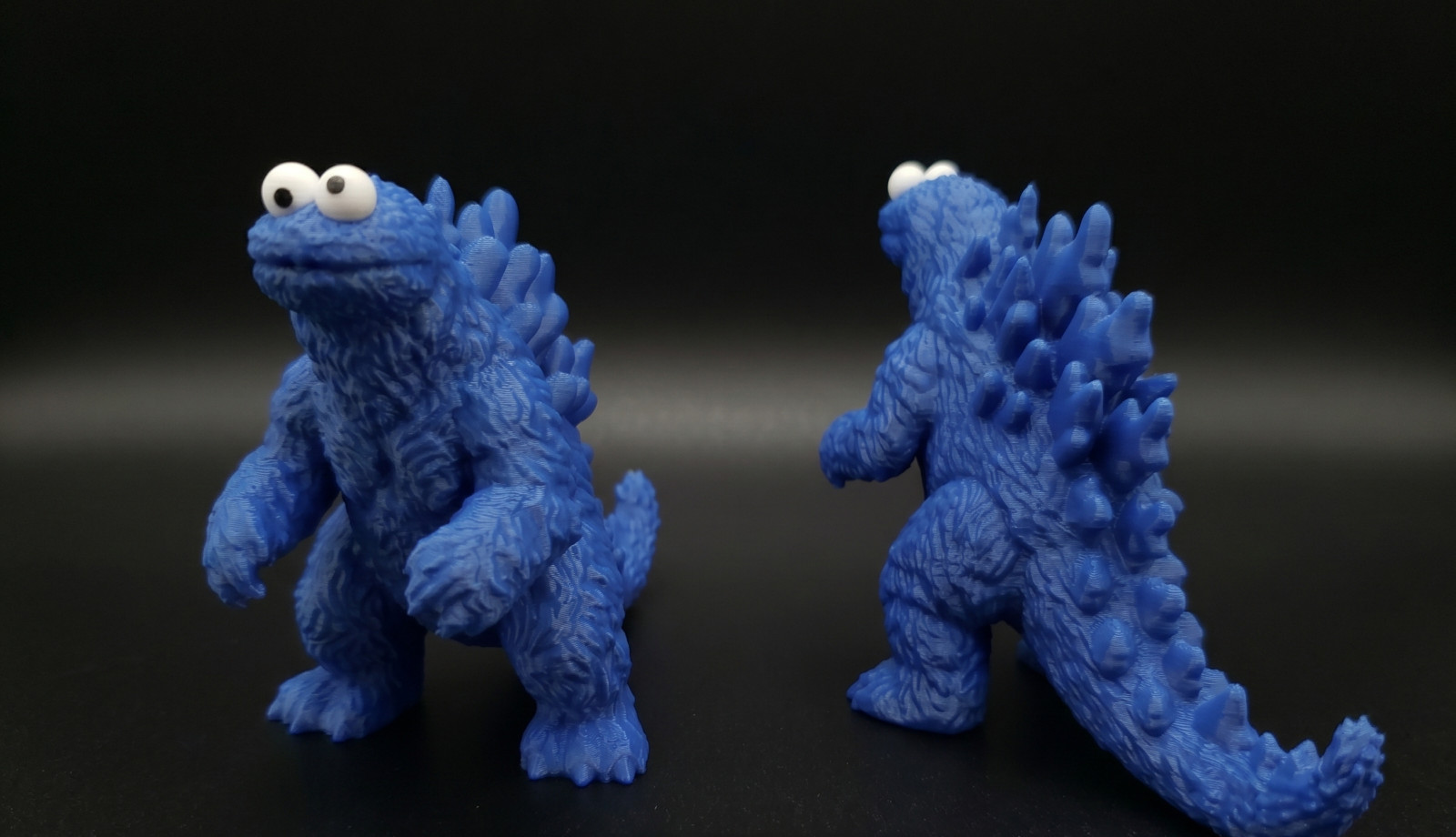 Cookie Monster Godzilla Figure 2.75\