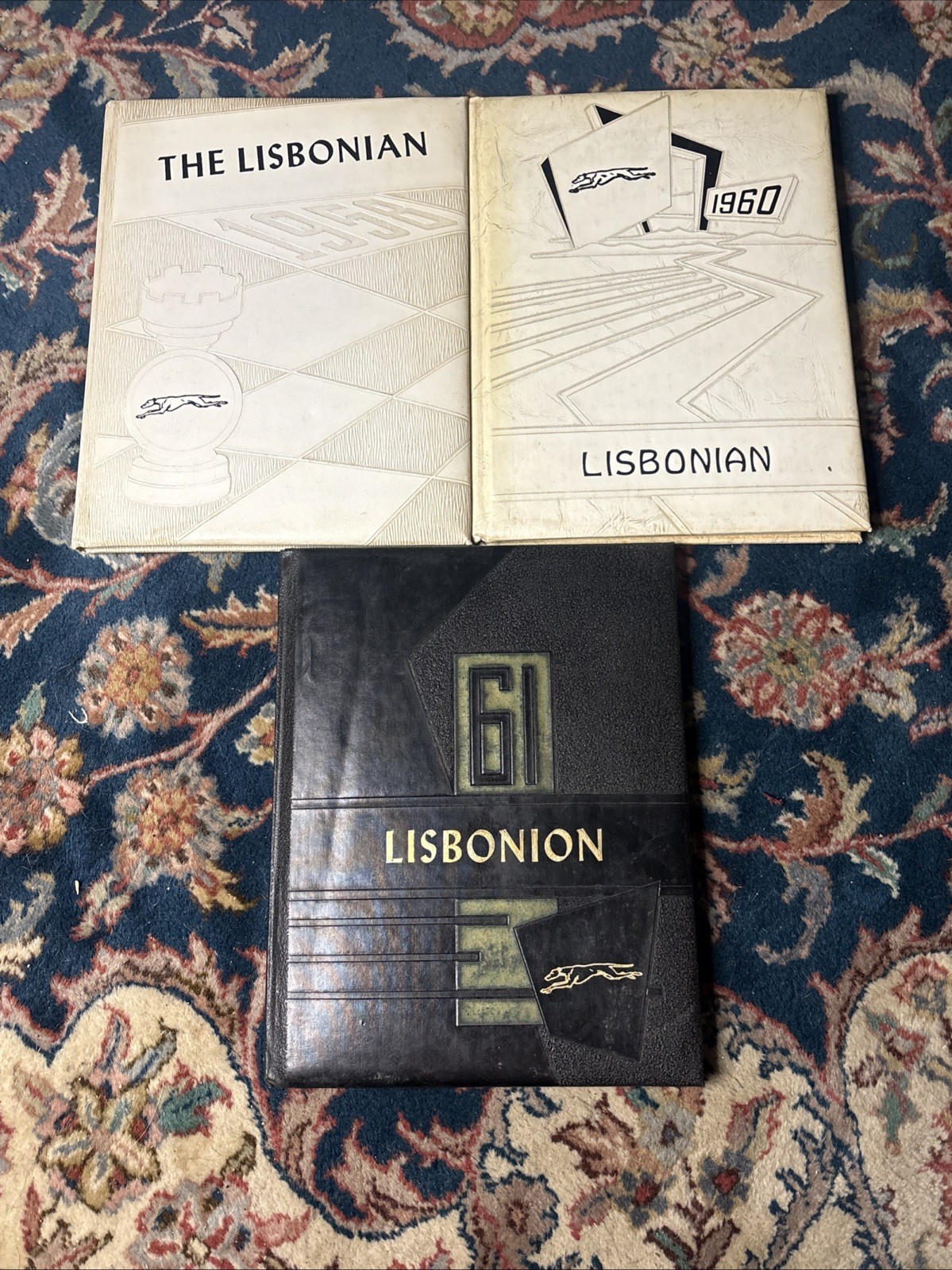 High School Yearbook Lisbon Maine Lisbon High School Lisbonian 1958 1960 1961