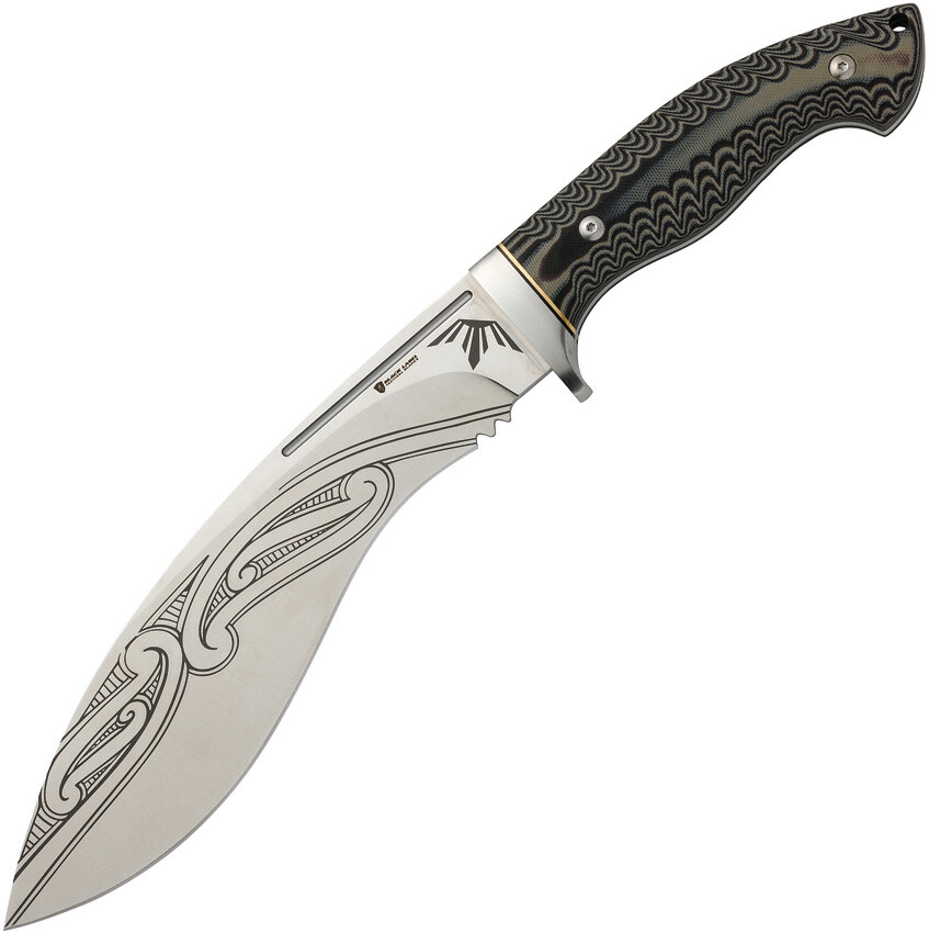 Browning Wihongi Signature Kukri Gray G10 Stainless Fixed Blade Knife 195BL