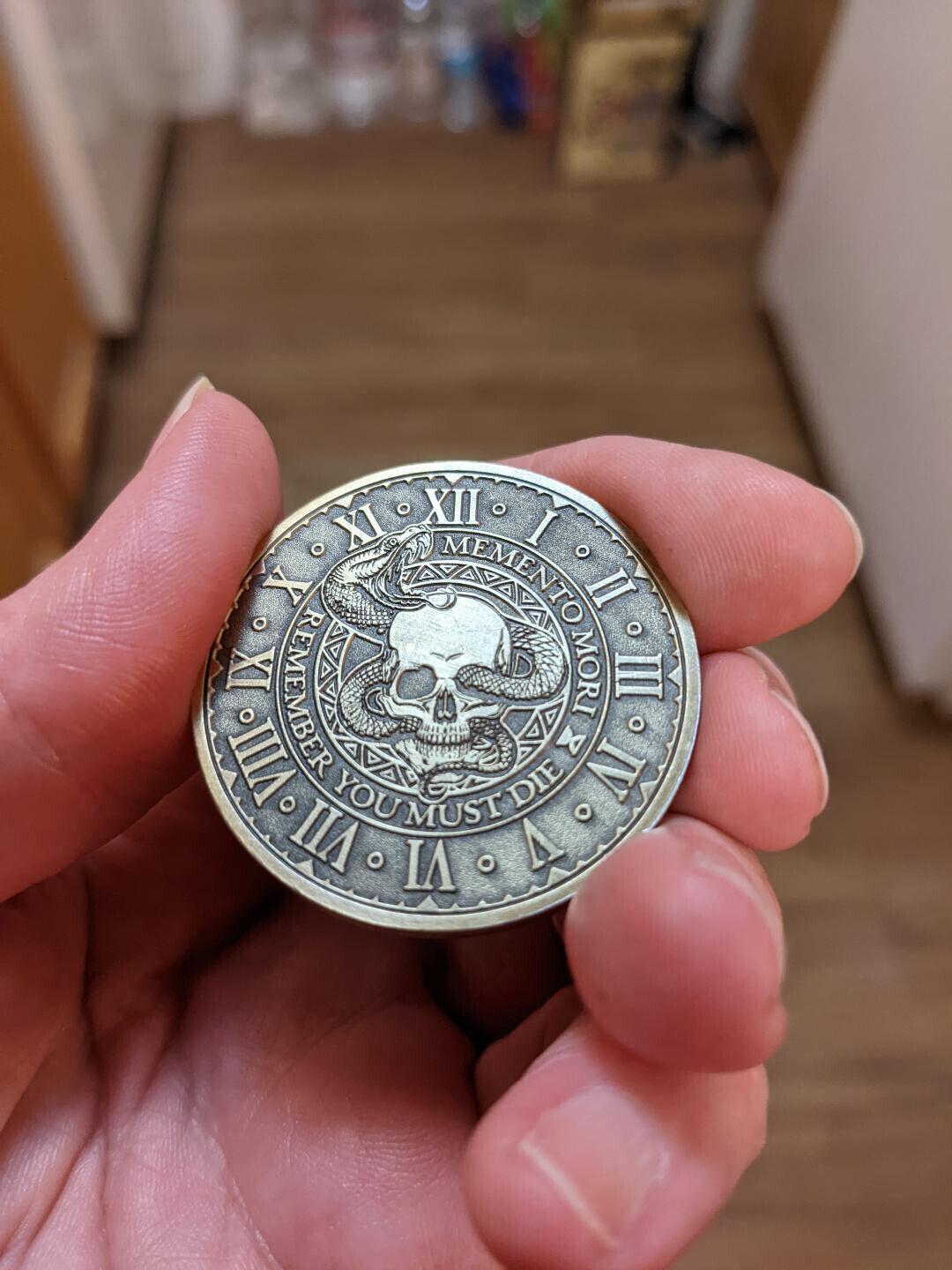 Memento Mori Challenge Coin (1.5 inch)