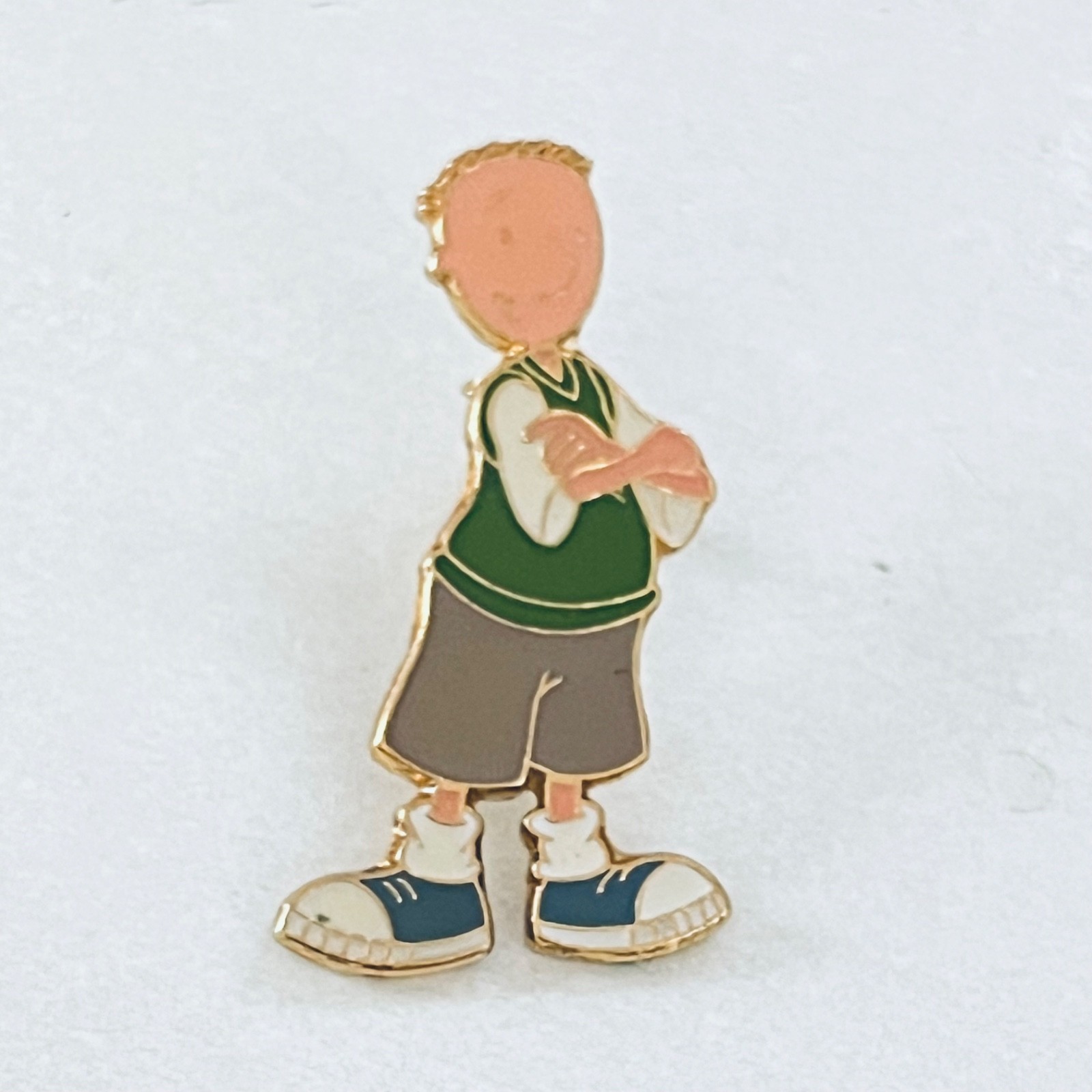 Vintage Nickelodeon's DOUG Lapel Enamel Pin 90s Rugrats Vintage Nickelodeon's DOUG Lapel Enamel Pin 90s Rugrats