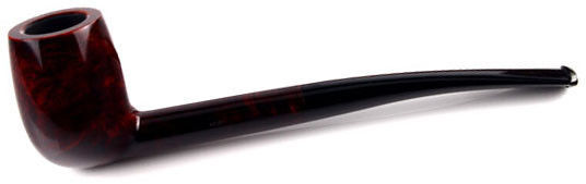 Savinelli Bing's Favorite Walnut Smoking Pipe Black Lucite Mouthpiece - 5250K