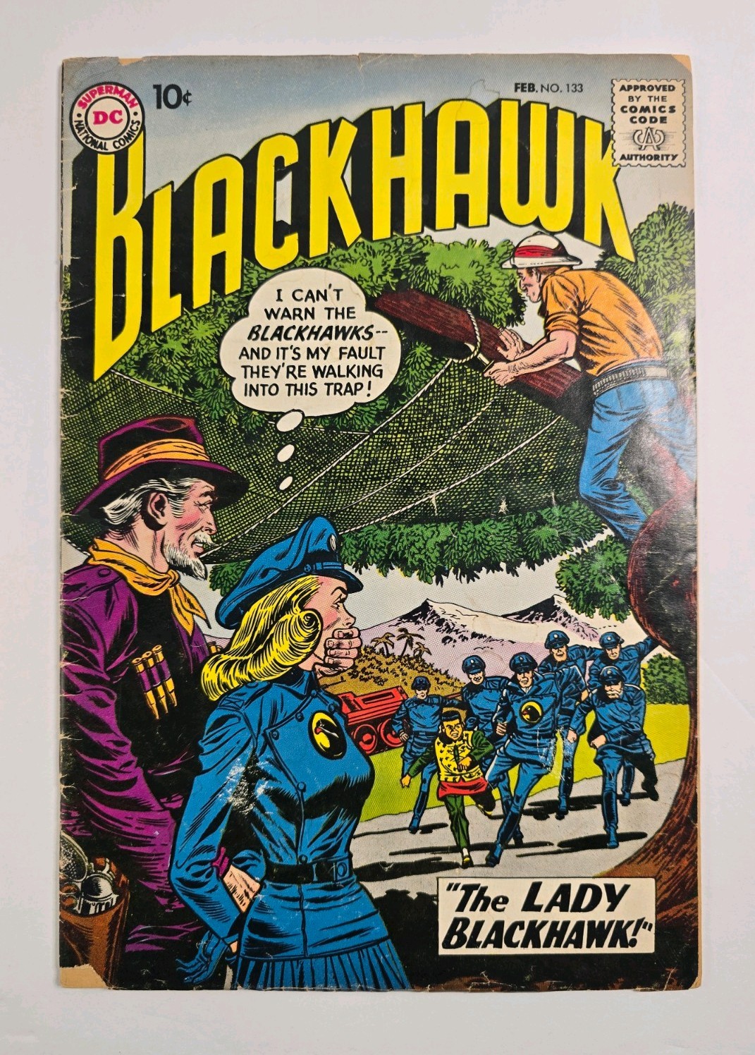 Blackhawk #133, First Appearance of Lady Blackhawk - DC Comics Blackhawk #133, First Appearance of Lady Blackhawk - DC Comics
