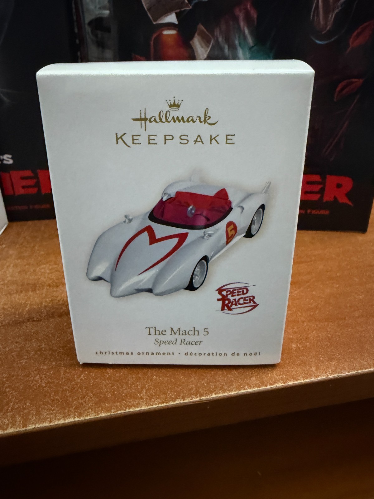 The Mach 5 Speed Racer 2008 Hallmark Ornament Race Car AM-10-7-444 New The Mach 5 Speed Racer 2008 Hallmark Ornament Race Car AM-10-7-444 New