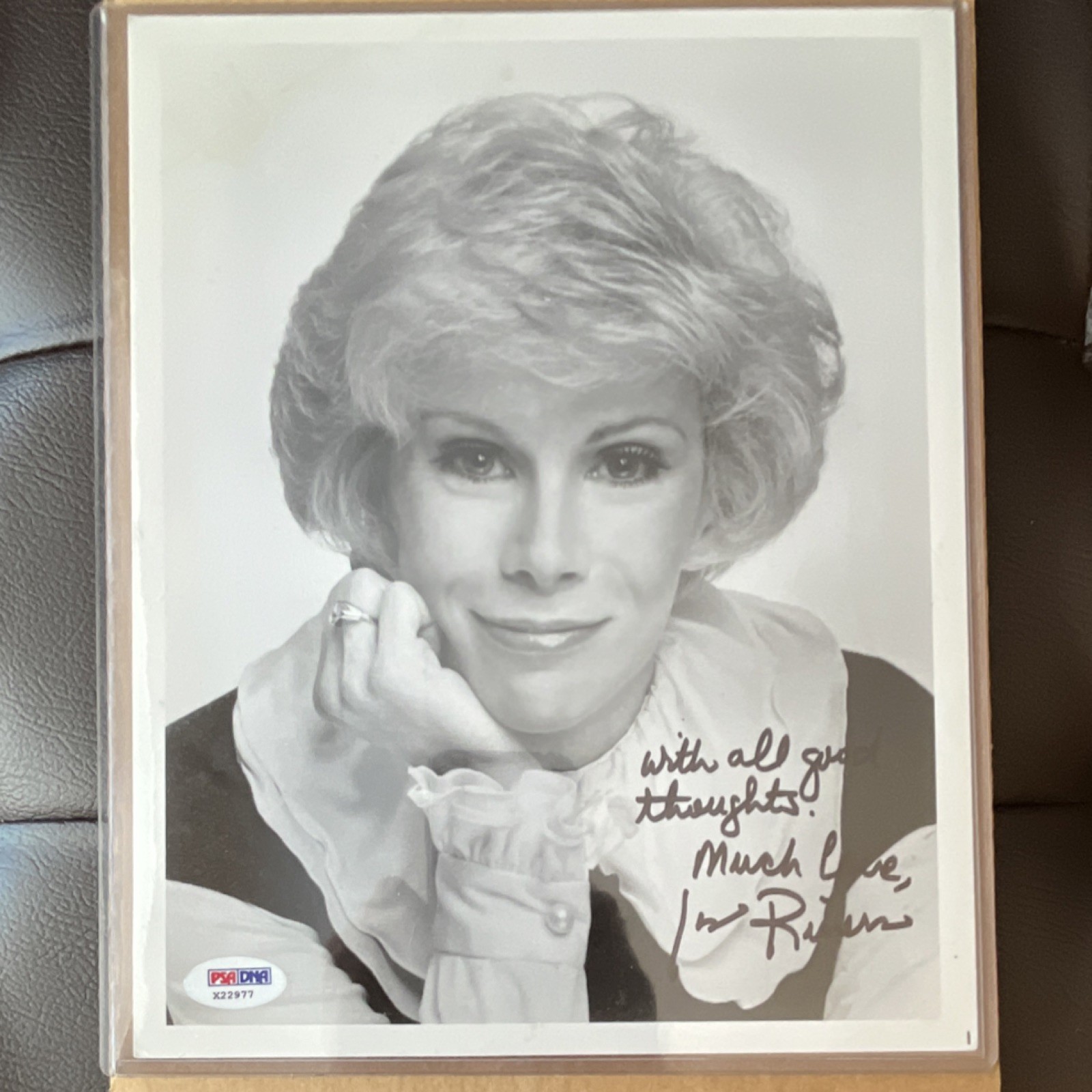 Joan Rivers Signed 8x10 Portrait Autograph - CERTIFIED AUTHENTIC