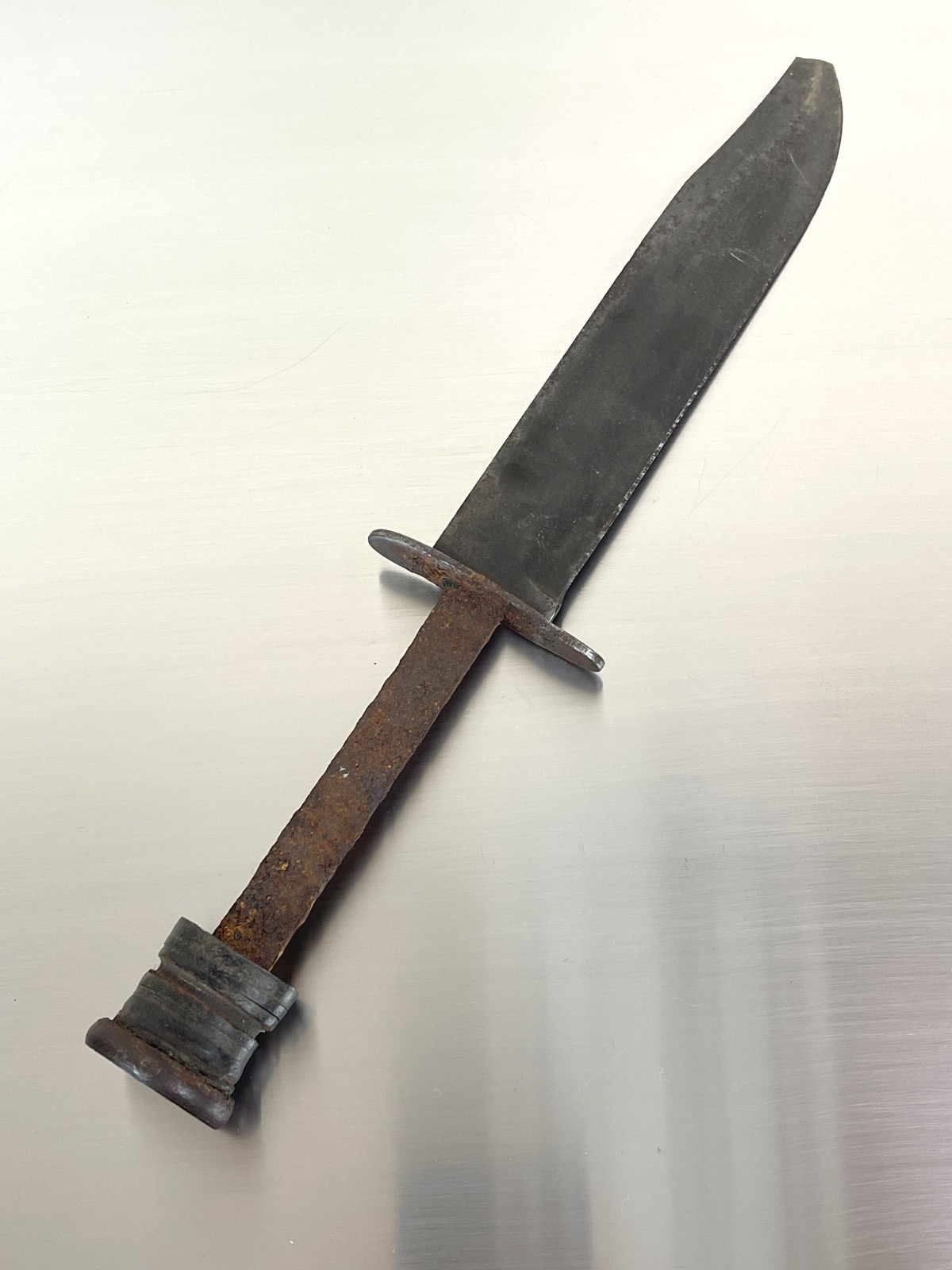 Vintage WW2 KABAR MK 2  knife blade for parts restoration