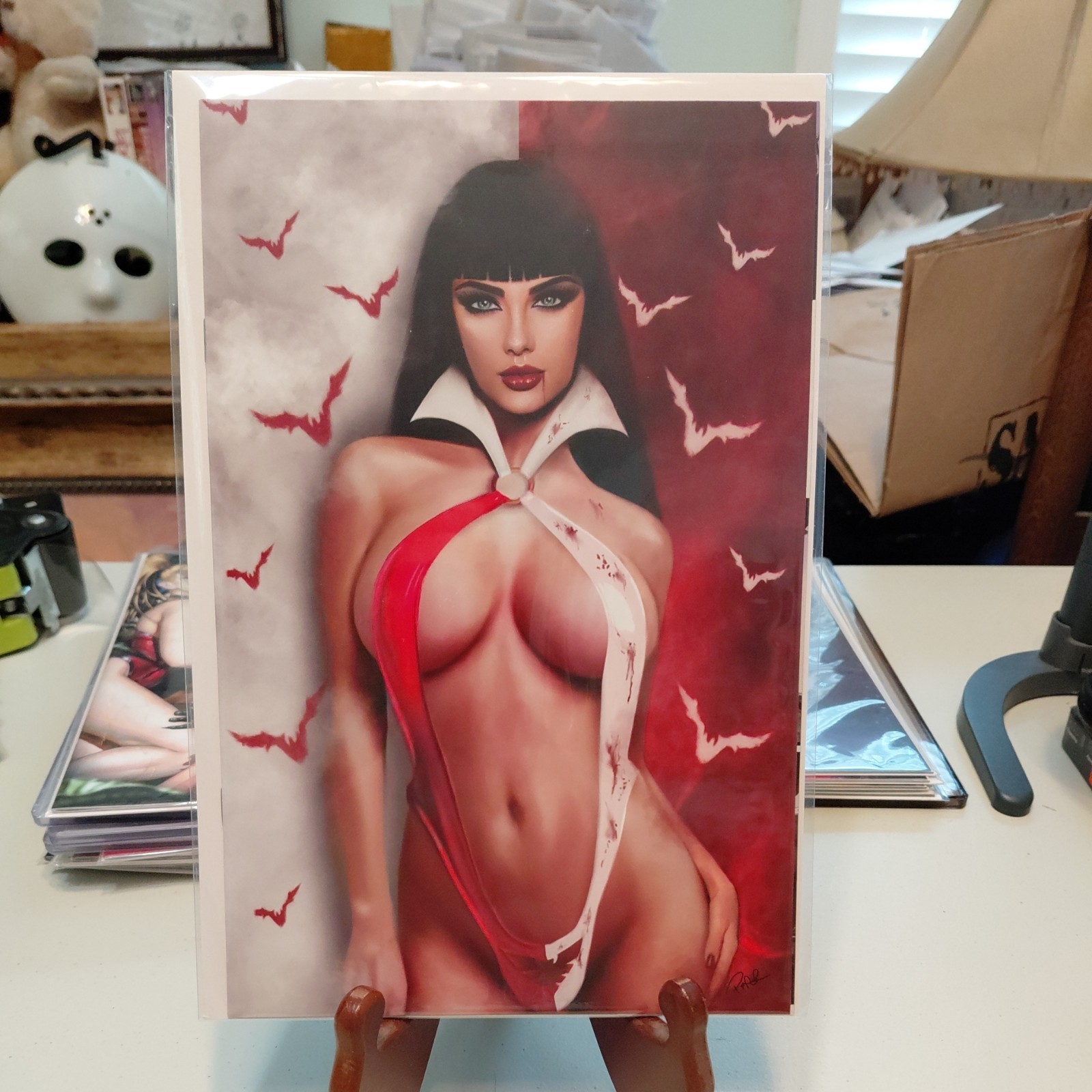 Vampirella Year One Virgin Variant Ltd. 110/400 COA Piper Rudich Dynamite 2022 Vampirella Year One Virgin Variant Ltd. 110/400 COA Piper Rudich Dynamite 2022