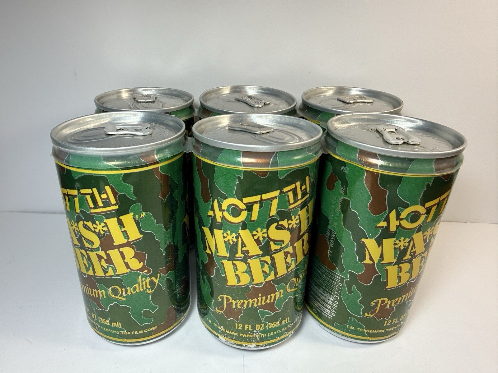 Vintage 1970's Mash TV 4077th M*A*S*H* Beer Can 6 Pack Empty Un popped