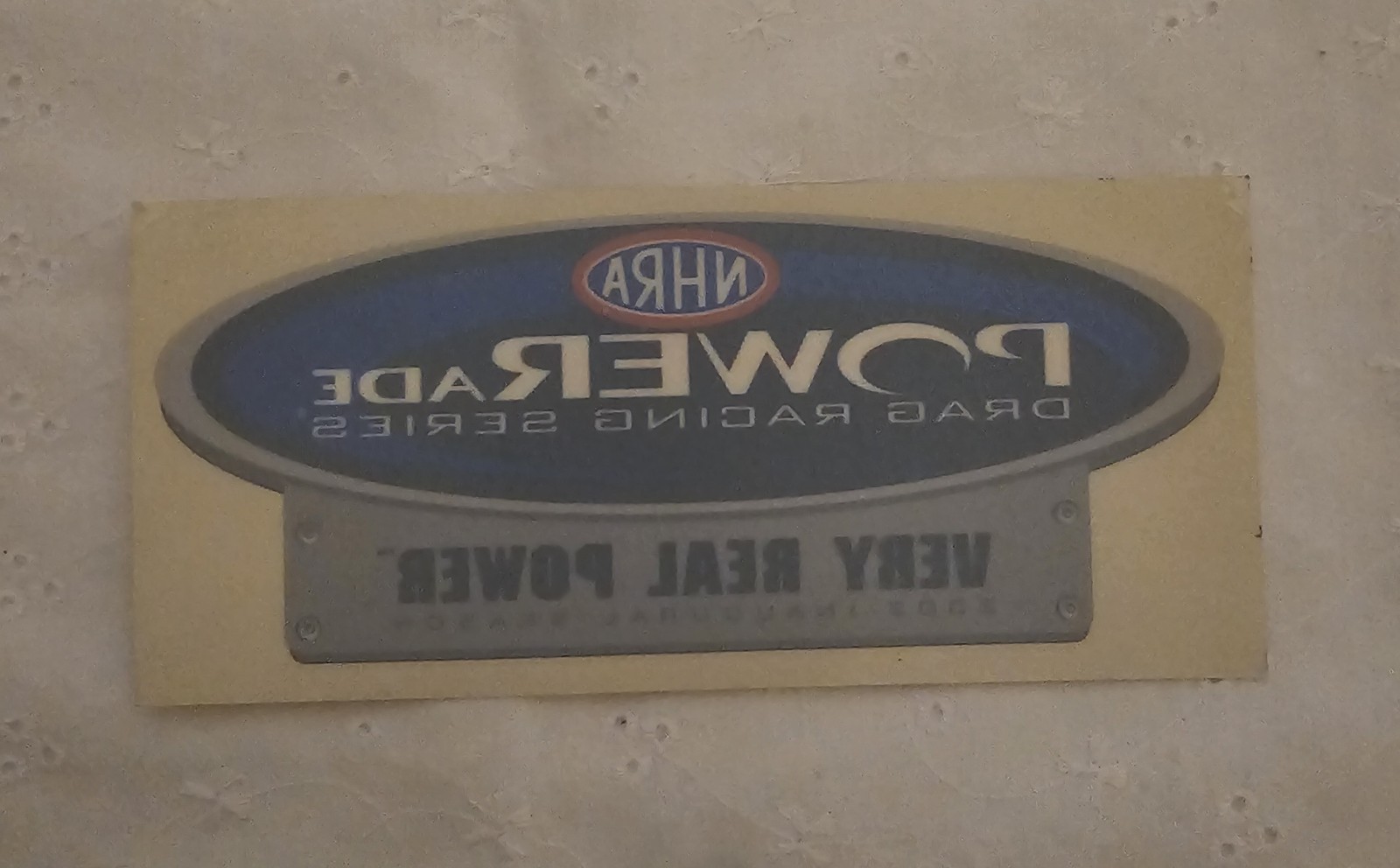 NHRA Powerade Drag Racing Series 2002 Inaugural Season Very Real Power Decal NOS NHRA Powerade Drag Racing Series 2002 Inaugural Season Very Real Power Decal NOS