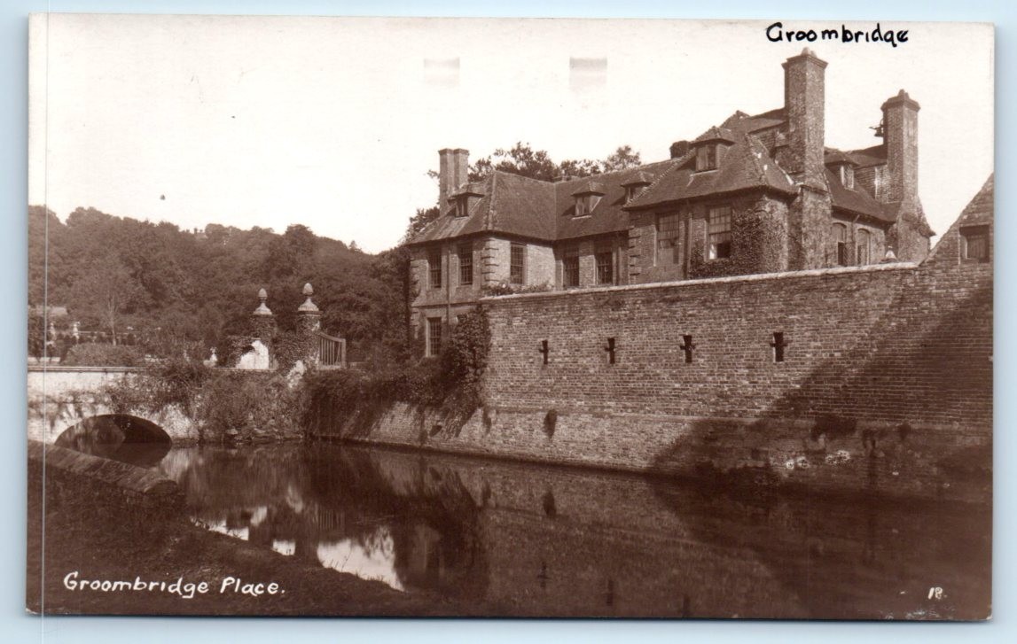 RPPC Groombridge Place - ENGLAND UK Postcard