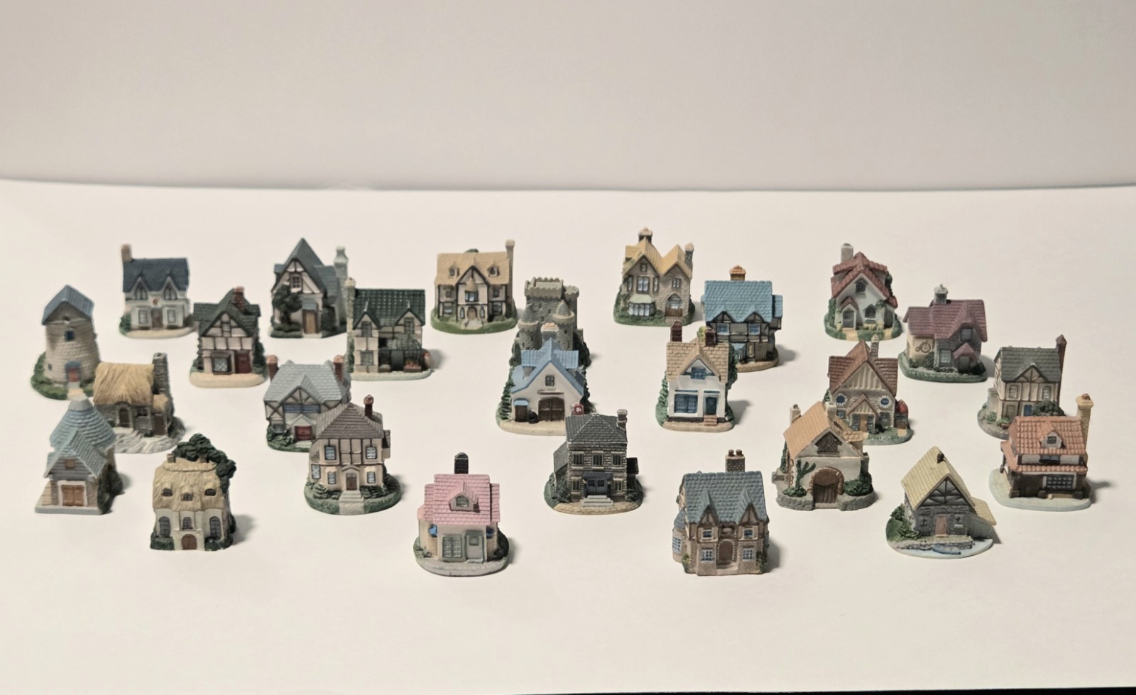 26 Vintage Lenox Princeton Gallery English Country Thimble Miniature Houses 26 Vintage Lenox Princeton Gallery English Country Thimble Miniature Houses