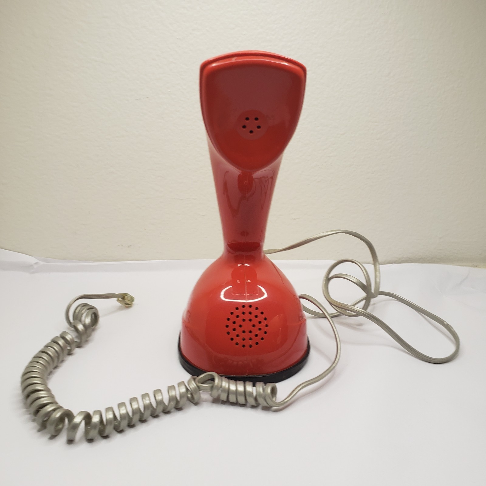 Vintage 60's Ericofon Red Cobra Rotary Dial Modern Design MCM North Electric Co