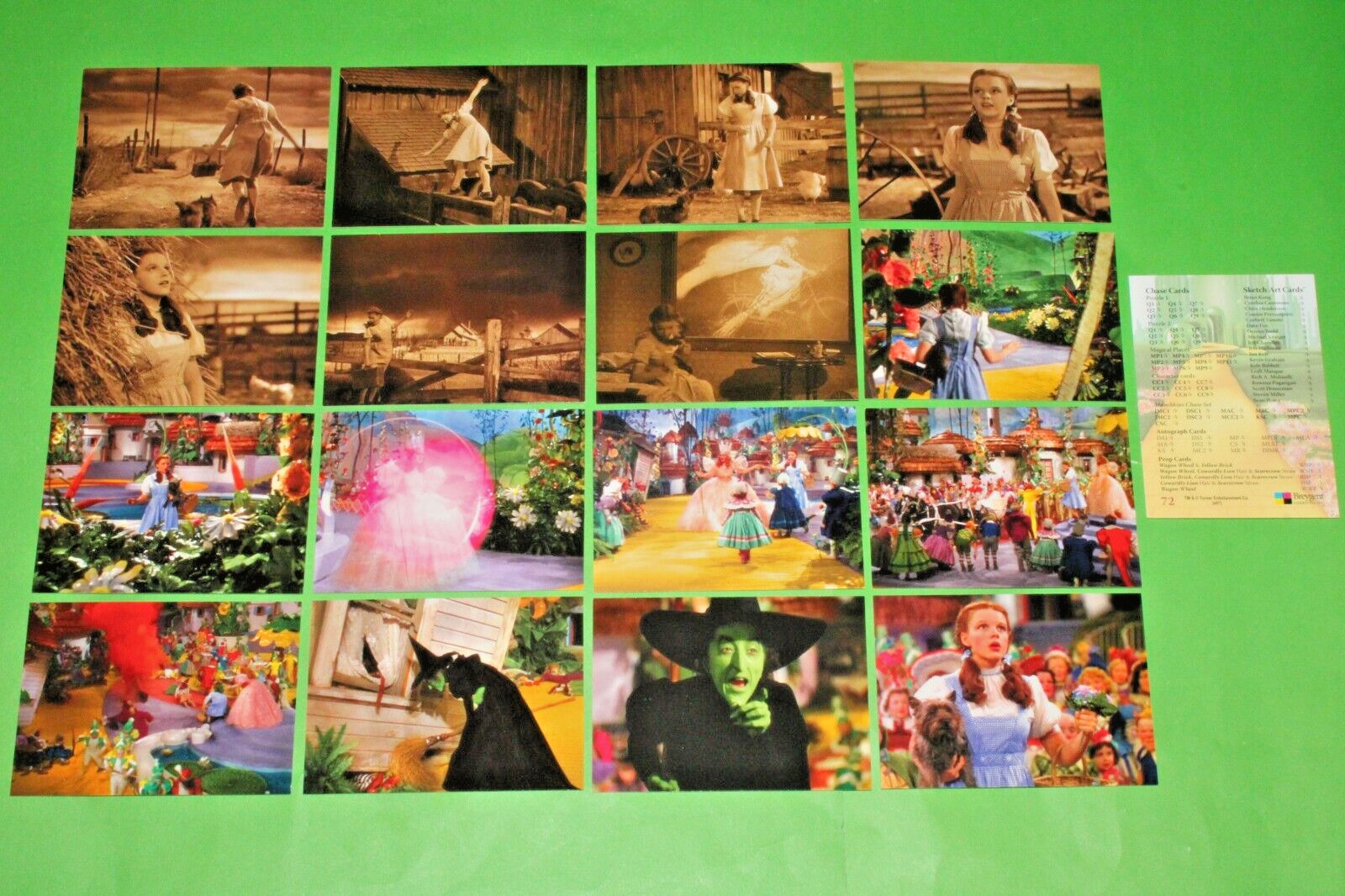2006 Wizard of Oz SERIES 2 Breygent 72 BASE CARD SET MOVIE WICKED JUDY GARLAND 2006 Wizard of Oz SERIES 2 Breygent 72 BASE CARD SET MOVIE WICKED JUDY GARLAND