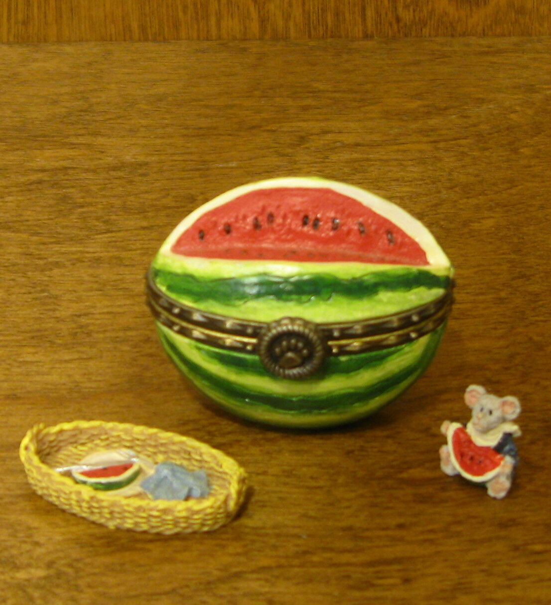 Boyds Treasure Box  #392142 Walley's Watermellon, 2nd Ed, NEW from Retail Store