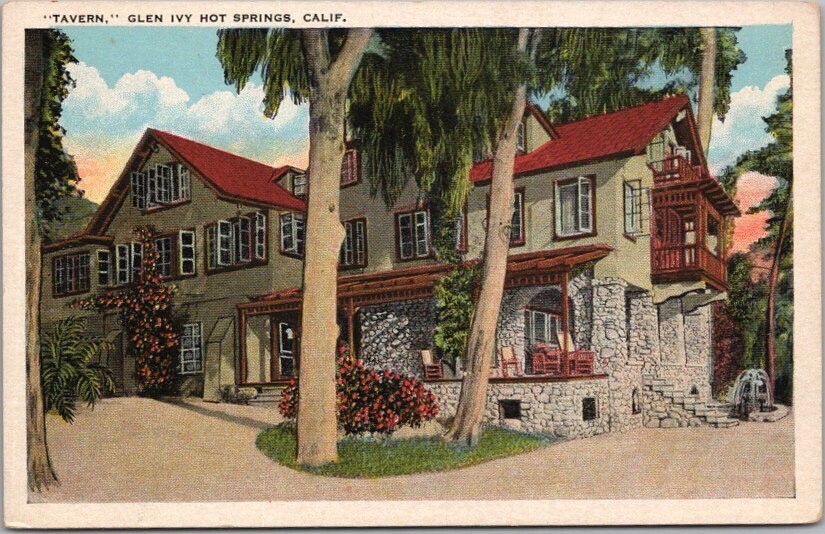 Vintage 1930s CORONA, California Postcard 