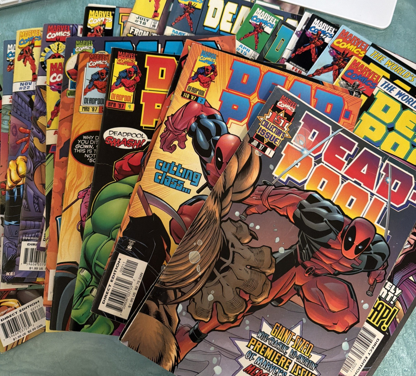 Deadpool 1997 1 2 3 4 5 6 7 9 10 13 14 15 16 18 19 20 21 22 24 27 Wizard #0