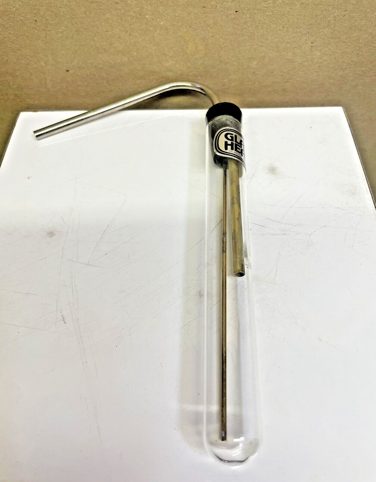 vintage Gl@ss head oil cooker Unused 1970's Rare 5 Inch