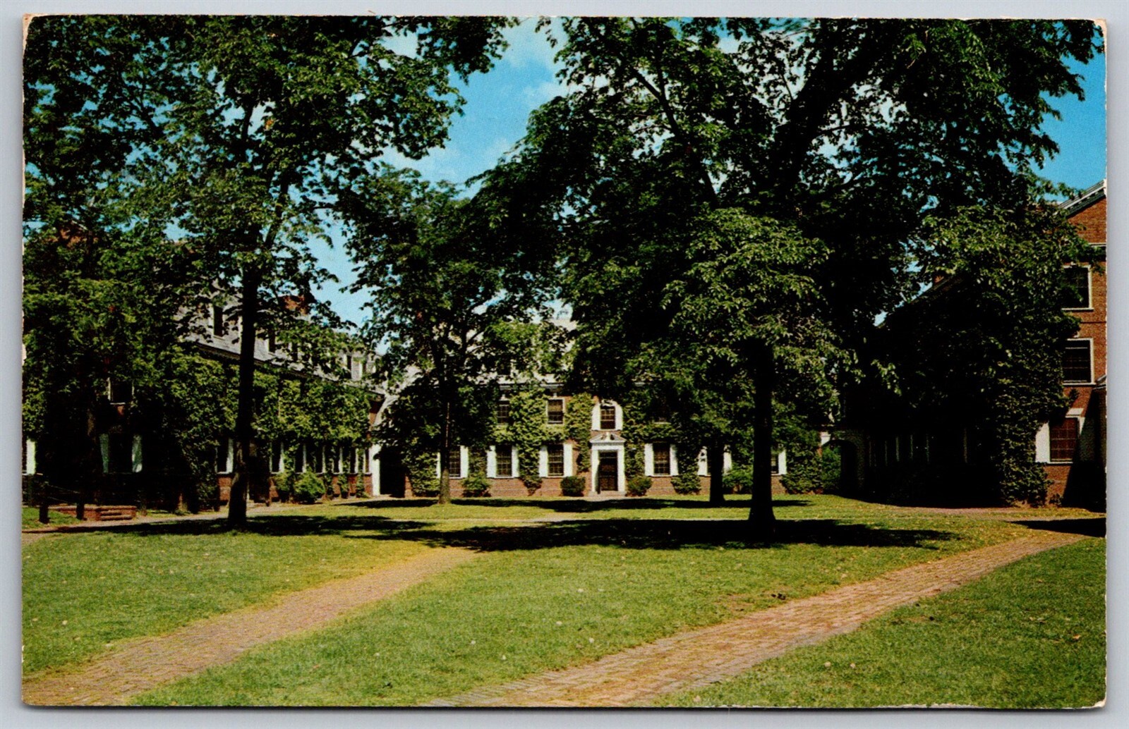New Brunswick New Jersey Chrome Postcard Rutgers University Wessel Leupp Hall