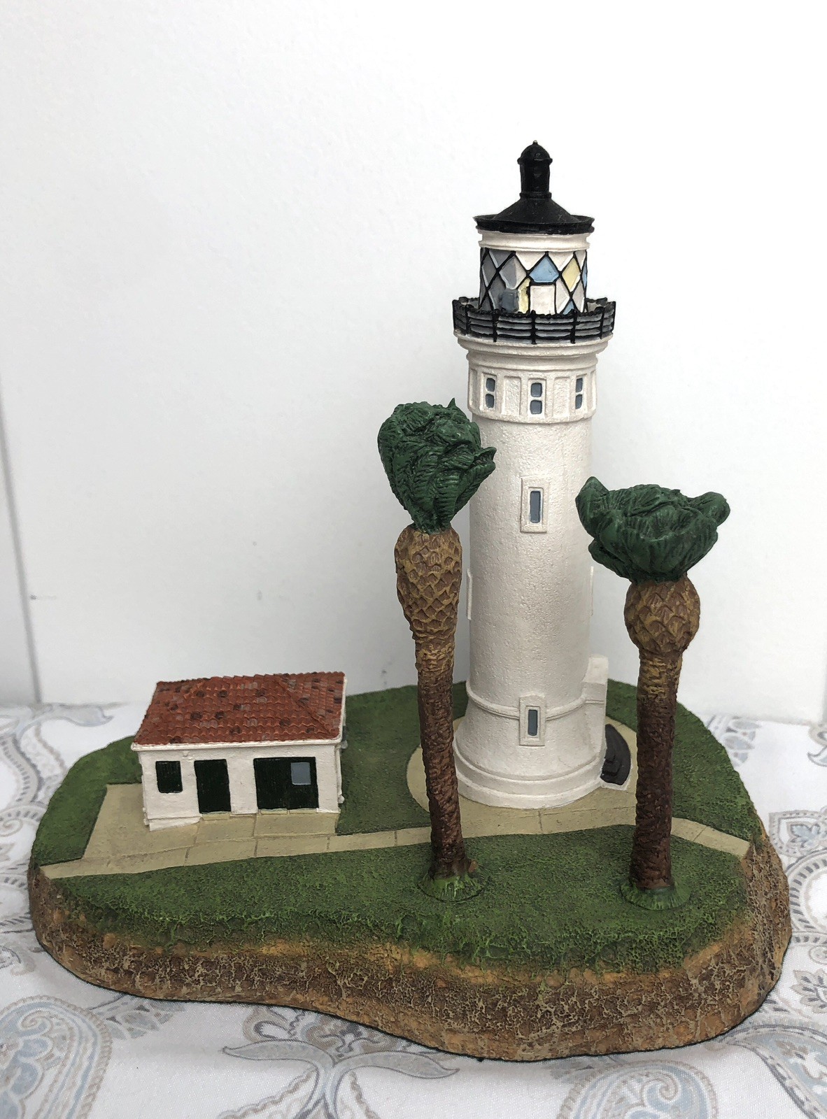 Historic American Lighthouses II POINT VICENTE CA Danbury Mint 1993 EUC