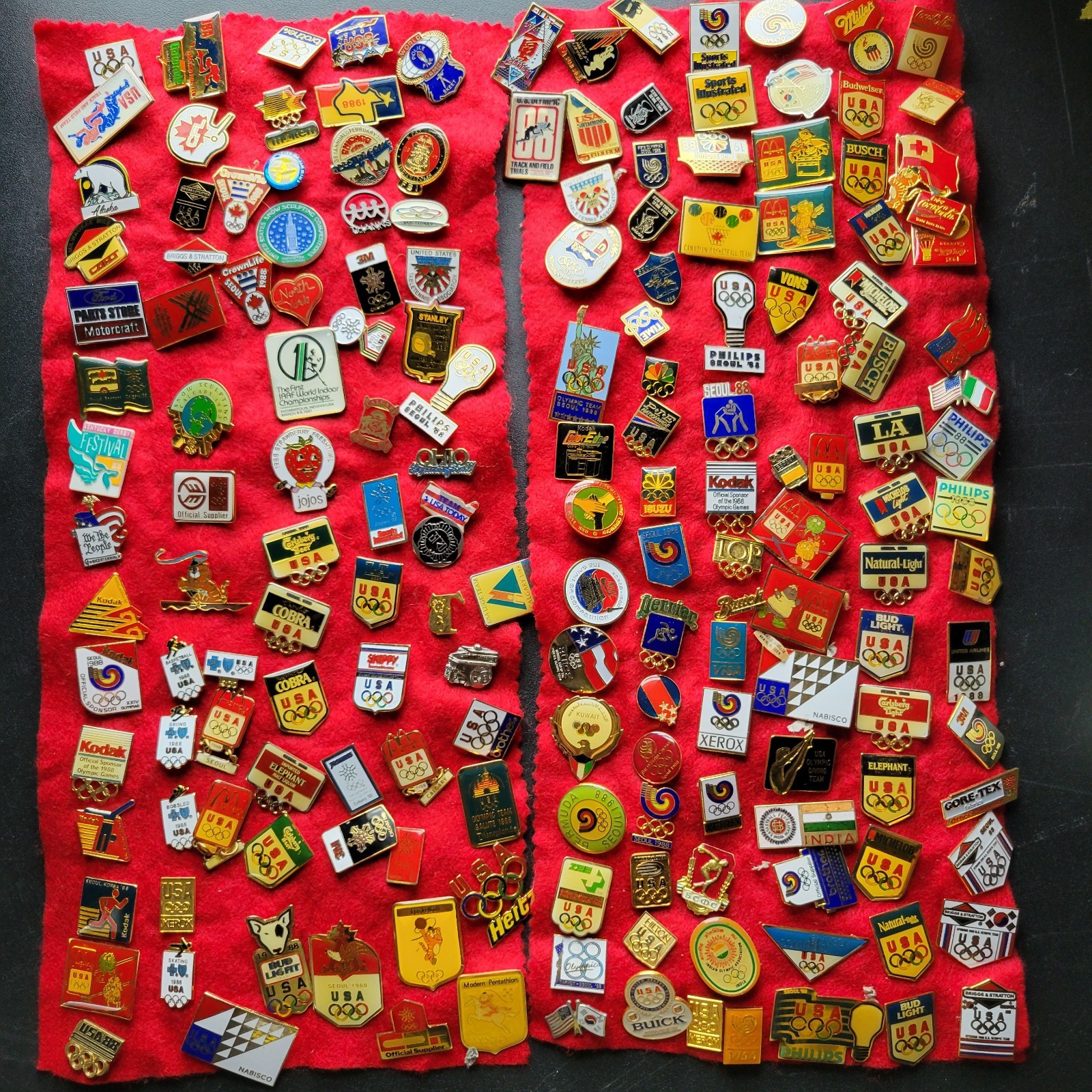 Vintage Olympic Pin Collection 1988 Calgary Vintage Olympic Pin Collection 1988 Calgary