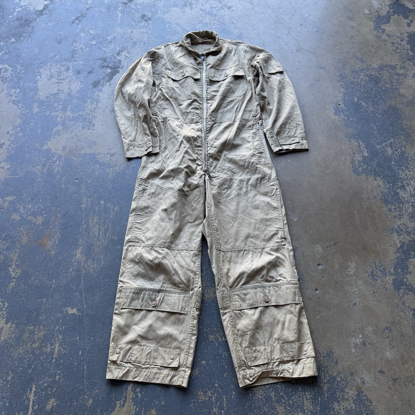 VTG 1940s US Navy Summer Flight Suit USN BUAER Aviator Co Size 40 Medium 5390B VTG 1940s US Navy Summer Flight Suit USN BUAER Aviator Co Size 40 Medium 5390B