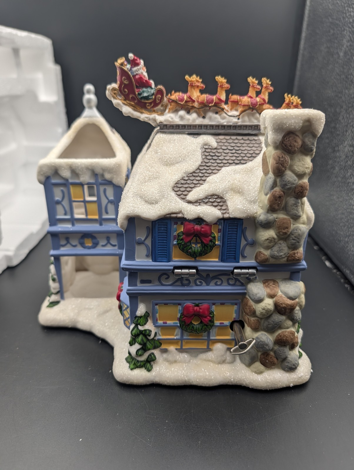 Vintage PartyLite The Night Before Christmas - Musical Tea Light House 🎄 Vintage PartyLite The Night Before Christmas - Musical Tea Light House 🎄