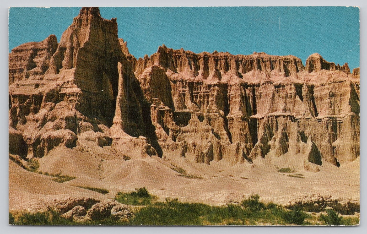 Castle Butte Canyon Badlands South Dakota Vintage Postcard 1961 Cooper Castle Butte Canyon Badlands South Dakota Vintage Postcard 1961 Cooper