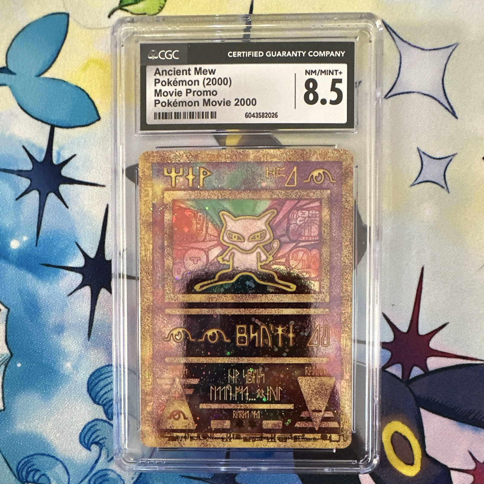 Pokémon Ancient Mew (2000) Pokémon Movie 2000 Promo Trading Card CGC 8.5