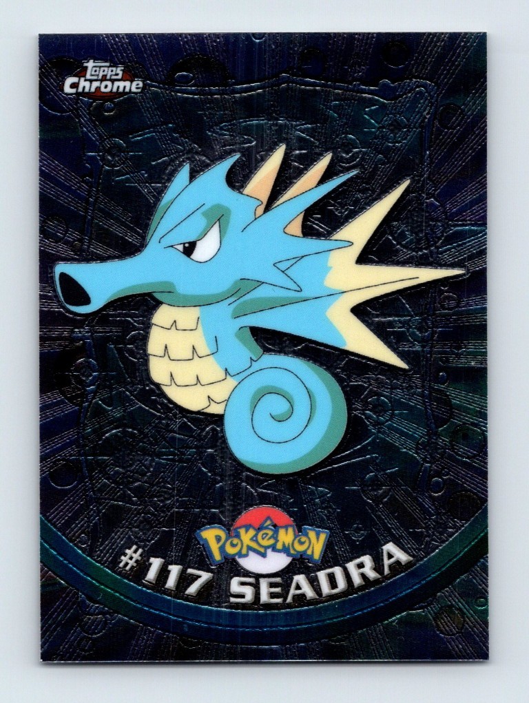 Seadra #117 Chrome Topps Pokemon Card NM
