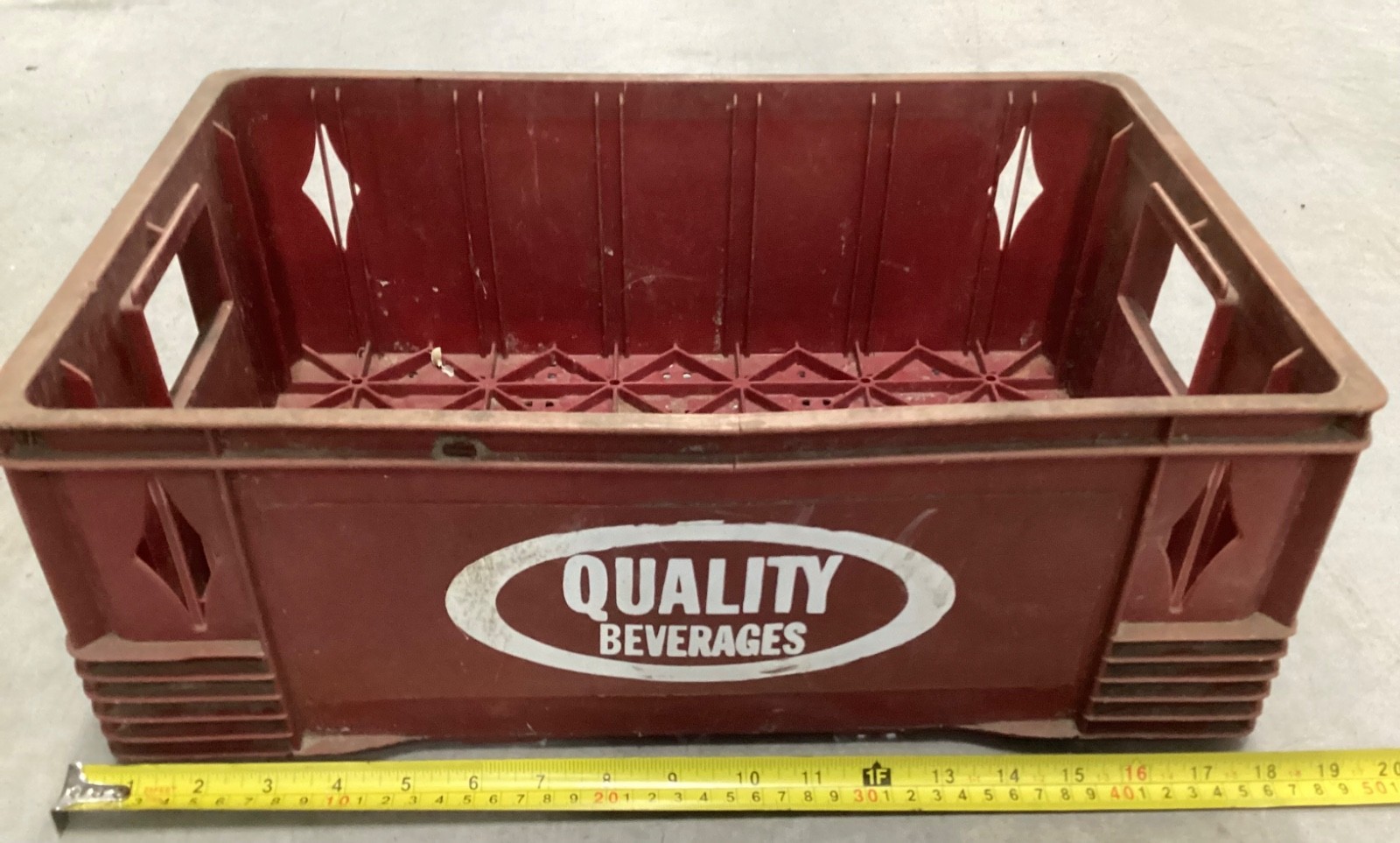 Vintage Soda Pop Crate Quality Beverage Plastic Case Canfield Frank Hoffman’s