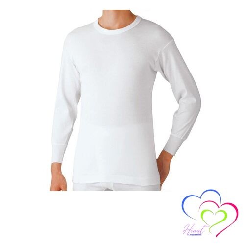 Gunze GQ-1 Series 2-Piece Set Long Sleeve Crew Neck Shirts Men\'s 100% Cotton Gunze GQ-1 Series 2-Piece Set Long Sleeve Crew Neck Shirts Men\'s 100% Cotton